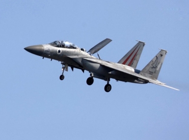 Tiêm kích Israel 'oanh tạc Gaza' khi trở về từ Iran