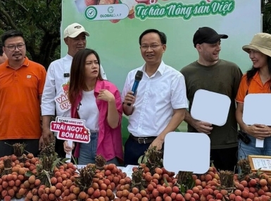 Phó chủ tịch Bắc Ninh livestream bán 54 tấn vải trong 6 giờ